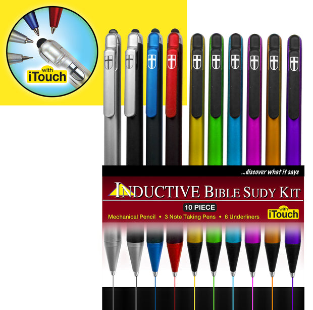 Pens (31010) set of 10 Inductive Bible Study Kit