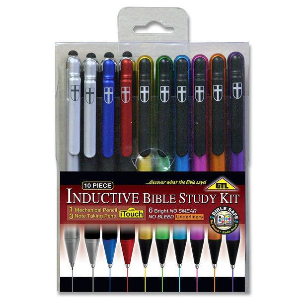 Pens (31010) set of 10 Inductive Bible Study Kit