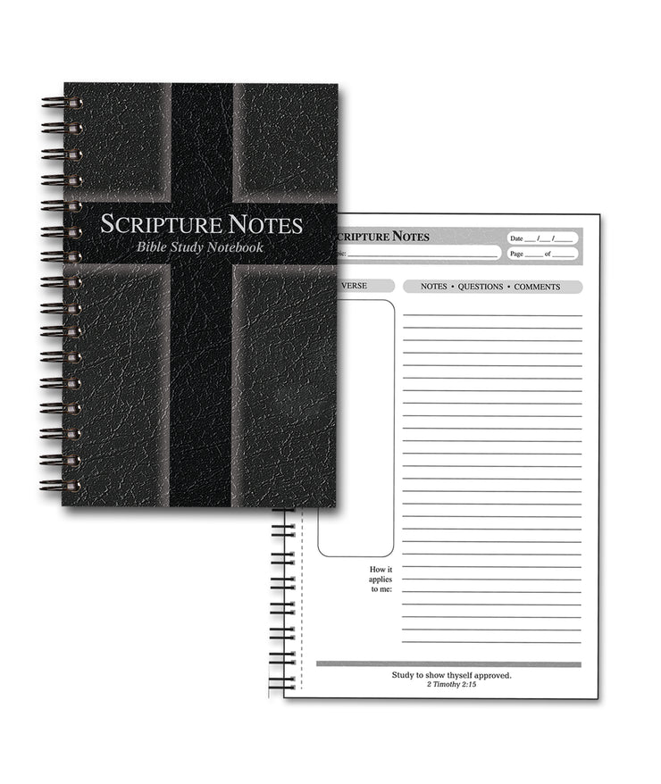 Scripture Notes Bible Study Notebook