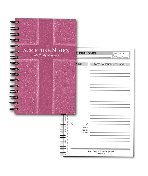 Scripture Notes Bible Study Notebook