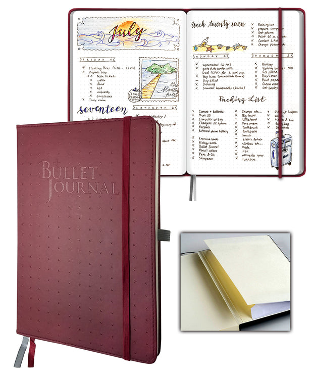 Journal Bullet (84613 Burgundy / 84614 Turquoise) Leather