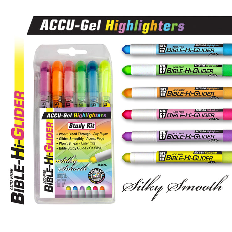 Highlighter (89076) 6-piece set  Accu-Gel