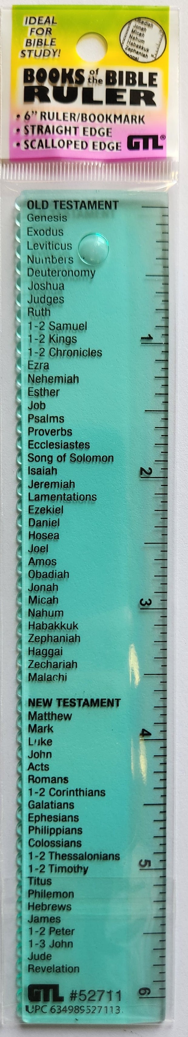 Ruler 6" (52706) Book of the Bible