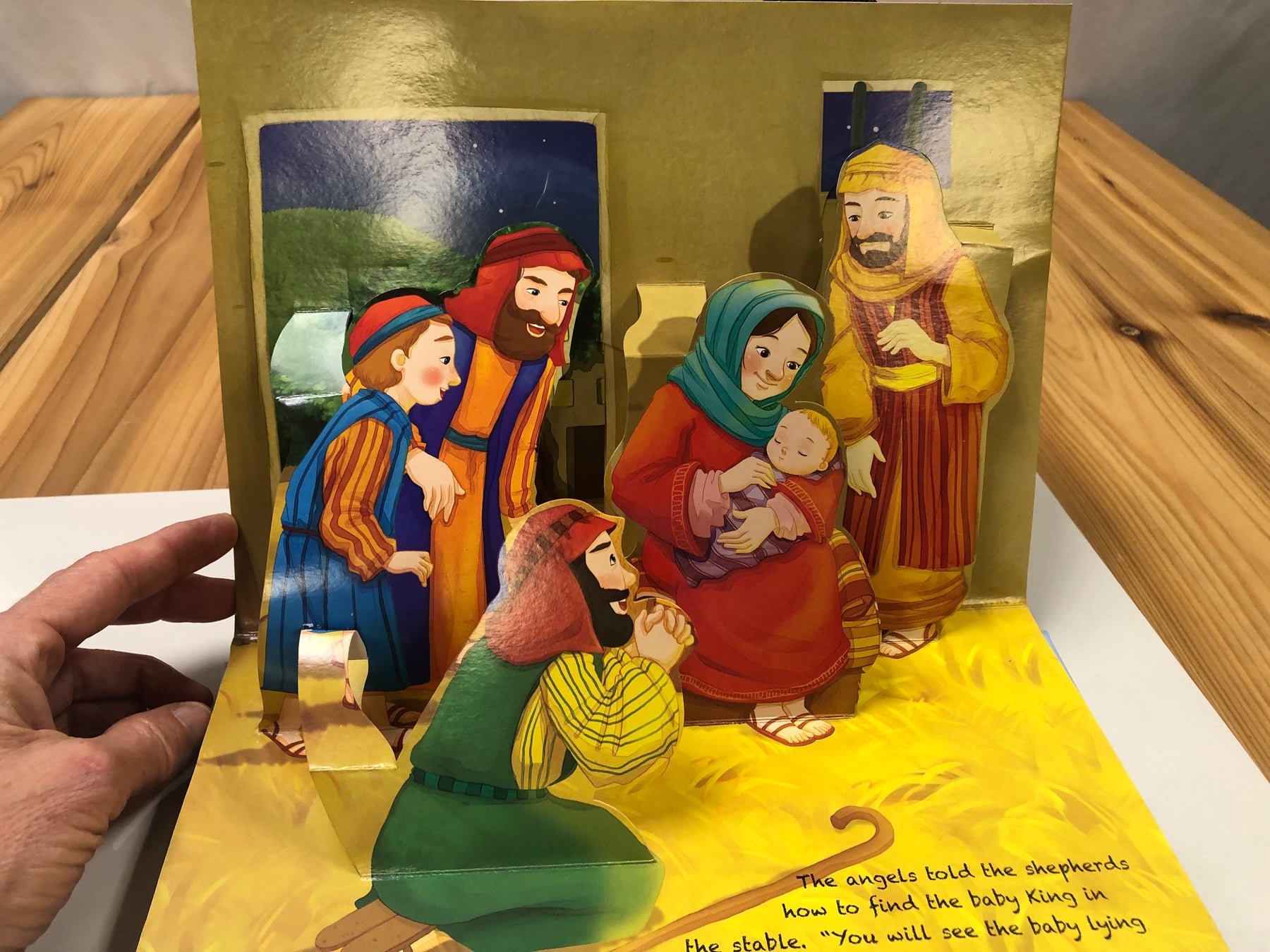 BABY JESUS Single Book from the Children s Pop Up Bible Story