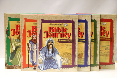 Libros de historias bíblicas para niños con estilo cómico de Bible Journey