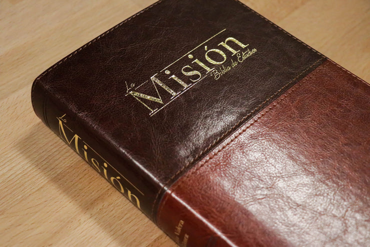 La Mision Biblia de Estudios con Himnario - Café