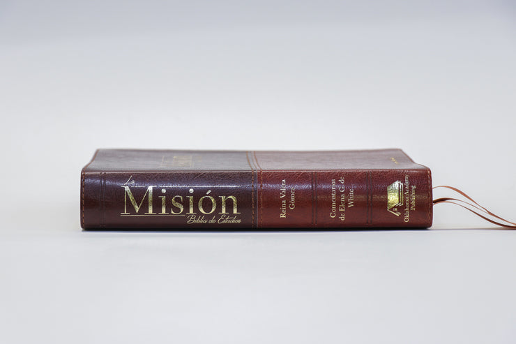 La Mision Biblia de Estudios con Comentario de EGW y Himnario Adventista - REINA VALERA GOMEZ - Café