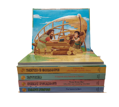 Children's Pop-up Bible Story Book 5-Book Set
